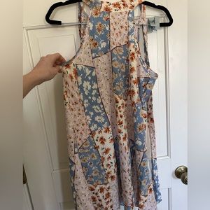 TIE NECK DRESS